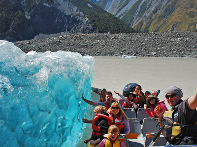 氷河を見に行くツアー
