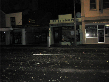 2010年9月4日早朝、クライストチャーチで地震