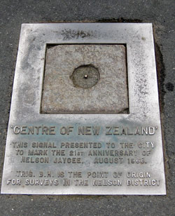 ニュージーランドの中心